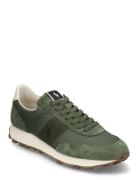 Prl Trail 100 Suede & Oxford Sneaker Low-top Sneakers Green Polo Ralph Lauren