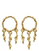 Mira Earring Ørestickere Smykker Gold Maanesten