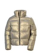 W Jade Puffer Jacket Foret Jakke Gold Helly Hansen