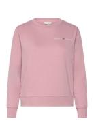 Reg Printed Graphic C-Neck Tops Sweatshirts & Hoodies Sweatshirts Pink GANT