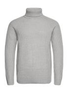 Mablimey Roll 73 Tops Knitwear Turtlenecks Grey Matinique