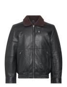 Geo Leather Jacket Læderjakke Skindjakke Black Les Deux