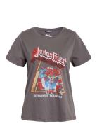 Nmnate Judas Priest S/S T-Shirt Jrs Fwd Tops T-shirts & Tops Short-sleeved Grey NOISY MAY