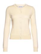 Soft Knit Slim Cardigan Tops Knitwear Cardigans Cream Organic Basics