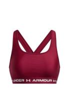 Crossback Mid Bra Sport Bras & Tops Sports Bras - All Burgundy Under Armour