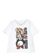 Nmmjac Kungfupanda Nreg Ss Top Box Sky Tops T-Kortærmet Skjorte White Name It