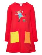 Happy Pippi Dress Dresses & Skirts Dresses Casual Dresses Long-sleeved Casual Dresses Multi/patterned Pippi Langstrømpe