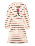 Square Stripe Dress Dresses & Skirts Dresses Casual Dresses Long-sleeved Casual Dresses Multi/patterned Pippi Langstrømpe