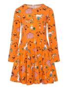 Cirkus Pippi Klänning Dresses & Skirts Dresses Casual Dresses Long-sleeved Casual Dresses Orange Pippi Langstrømpe