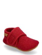 Baby Wool Slippers Slippers Hjemmesko Red En Fant