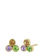 Lima Trio Earring Mix/Gold Accessories Jewellery Earrings Studs Multi/patterned Bud To Rose