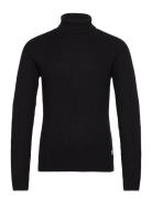 Jjpannel Knit Roll Neck Aw24 Tops Knitwear Turtlenecks Black Jack & J S