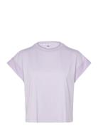 Studio T-Shirt Sport T-shirts & Tops Short-sleeved Purple Adidas Performance