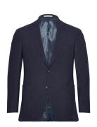 Structured Glenn Check Blazer Suits & Blazers Blazers Single Breasted Blazers Navy Michael Kors