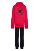 Converse Dissected Chuck Patch Fleece Pullover Set Sets Sweatsuits Black Converse