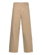 Rrcarter Pants Baggy Fit Gots Bottoms Trousers Cargo Pants Beige Redefined Rebel