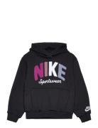 Nike Sportswear Powder Play Fleece Pullover Hoodie Sport Sweatshirts & Hoodies Hoodies Black Nike