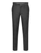 Superflex Pants - Combi Suit Bottoms Trousers Formal Grey Lindbergh Black