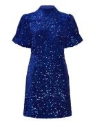 Sequins Dress Kort Kjole Blue Coster Copenhagen