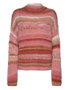 Turtle Neck Sw. L/S Tops Knitwear Jumpers Pink United Colors Of Benetton