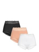 Brief High Emelie Lace 3 Pack Trusser, Tanga Briefs Beige Lindex