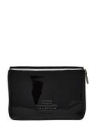 Press Lacquer Gold Wallet Bags Card Holders & Wallets Wallets Black Mads Nørgaard