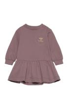 Hmlhelle Dress L/S Dresses & Skirts Dresses Casual Dresses Long-sleeved Casual Dresses Pink Hummel