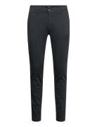 Zeumar Trousers Slim Hyperchino Color Xlite Bottoms Jeans Slim Navy Replay