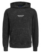 Jorvesterbro Wash Sweat Hood Aw Jnr Tops Sweatshirts & Hoodies Hoodies Black Jack & J S