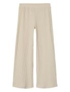 Nmfrikka Wide Pant Bottoms Trousers Beige Name It