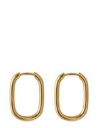 Soft Edge Huggies Accessories Jewellery Earrings Hoops Gold Pernille Corydon