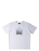 Sortedamssøen Organic T-Shirt Tops T-Kortærmet Skjorte White Clean Cut Copenhagen