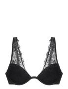 Alexa Plunge Lingerie Bras & Tops Wired Bras Black Dorina