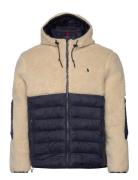 The Colden Hybrid Jacket Tops Sweatshirts & Hoodies Fleeces & Midlayers Beige Polo Ralph Lauren