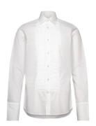 Slhslim-Anton Bib Shirts Ls Classic Tops Shirts Business White Selected Homme