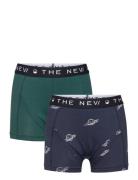 Tnthe New Boxers 2-Pack Night & Underwear Underwear Underpants Green The New