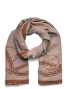 Belting-Motif Jacquard Blanket Scarf Accessories Scarves Winter Scarves Beige Lauren Ralph Lauren