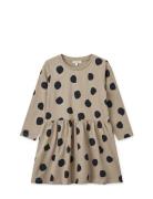 Lima Printed Longsleeve Dress Dresses & Skirts Dresses Casual Dresses Long-sleeved Casual Dresses Cream Liewood