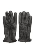 Jacmontana Leather Gloves Noos Accessories Gloves Finger Gloves Black Jack & J S