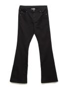 The New Flared Jeans, Black Noos Bottoms Jeans Bootcut Jeans Black The New