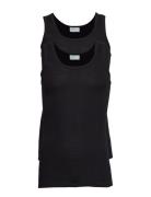 Jbs Singlet 2-Pack Organic Tops T-shirts Sleeveless Black JBS