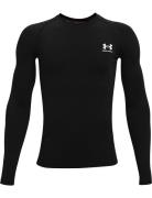 Ua Hg Armour Ls Sport T-shirts Long-sleeved T-Skjorte Black Under Armour