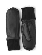 Tina Black Accessories Gloves Thumb Gloves Black Hestra