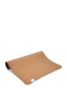 Gaiam Cork Yoga Mat  Performance Sport Sports Equipment Yoga Equipment Yoga Mats And Accessories Brown Gaiam