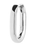 Slick Huggie Accessories Jewellery Earrings Single Earring Silver Maria Black