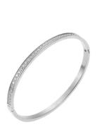 Celine Crystal Bangle Accessories Jewellery Bracelets Bangles Silver By Jolima