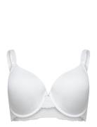 Adele Demi Lingerie Bras & Tops T-shirt Bras White Dorina