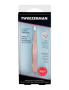 Slant Tweezer Rose Gold Beauty Women Makeup Face Makeup Tools Pink Tweezerman