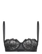 Amaryllis - N*9 Balconnet Lingerie Bras & Tops Balc Tte Bras Black Etam