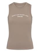 Borg Slim Tank Sport Women Sport Clothing Sports Tops & T-shirts Sport Tank Tops Beige Björn Borg